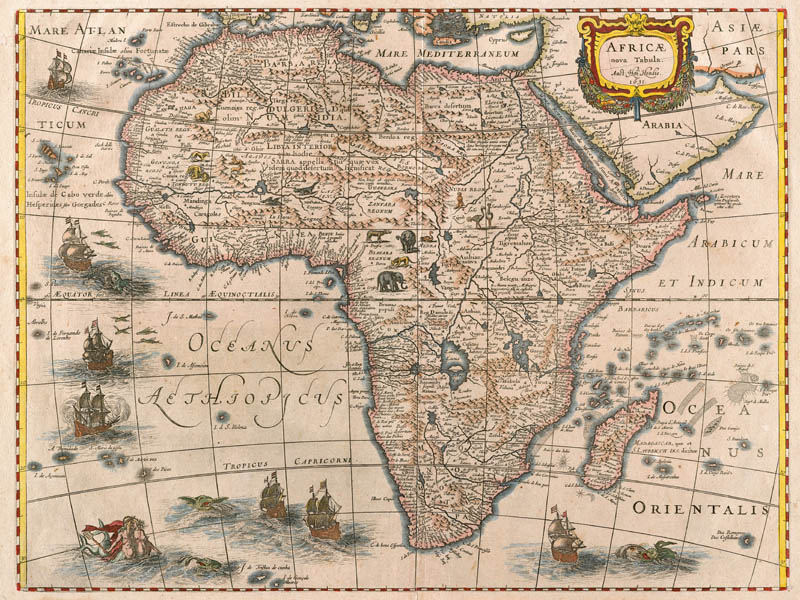 Afrika 1631 Hondius